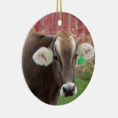 Brown-Schweizer-Kuh Keramikornament (Rechts)