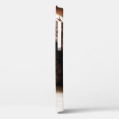 BROWN SCOTTISH FOLGE IN BROWN THICK-PILE BLANKET Case-Mate iPhone HÜLLE (Rückseite / Links)