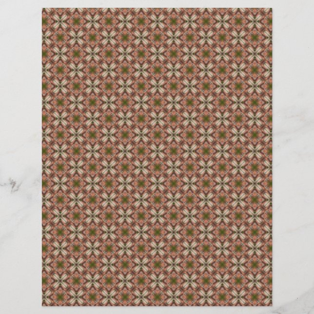 Brown Scrapbook Paper Sheet (Vorderseite)