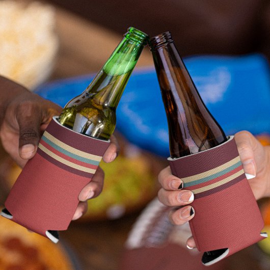 Brown Shades Stripe Dosenkühler