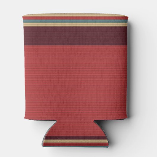 Brown Shades Stripe Dosenkühler (Rückseite)