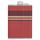 Brown Shades Stripe Flachmann (Rückseite)