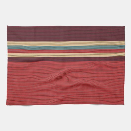 Brown Shades Stripe Geschirrtuch (Horizontal)