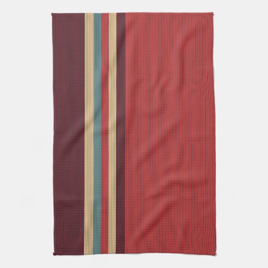 Brown Shades Stripe Geschirrtuch (Vertikal)