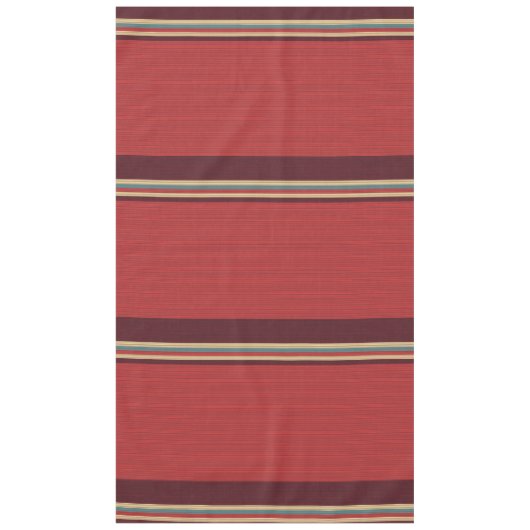 Brown Shades Stripe Tischdecke (Vorderseite)