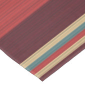 Brown Shades Stripe Tischdecke (Schrägansicht)