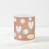 Brown Shapes mug Mattglastasse (Mittel)