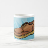 Brown Shoe Footwear Coffee Mug Kaffeetasse (Mittel)