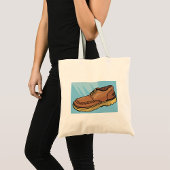 Brown Shoe Tote Bag Tragetasche
