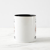 Brown Simple Coffee Quote Tasse (Mittel)