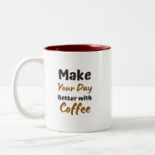 Brown Simple Illustration Coffee Tasse (Links)