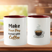 Brown Simple Illustration Coffee Tasse
