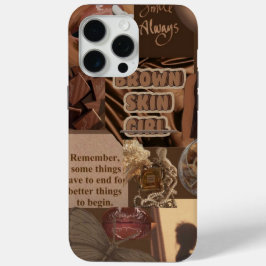 Brown Skin Girl iPhone 15 Pro Max Fall - Inspirati Case-Mate iPhone Hülle