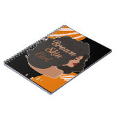 Brown Skin Girl Notizblock (Linke Seite)