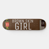 BROWN SKIN GIRL Skateboard (Horizontal)
