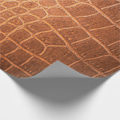 Brown skin leather texture use for background geschenkpapier (Ecke)