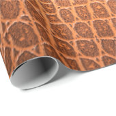 Brown skin leather texture use for background geschenkpapier (Rolleneckpunkt)