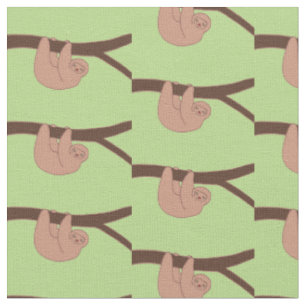 Brown Smilth mit Heart Nose Fabric Stoff