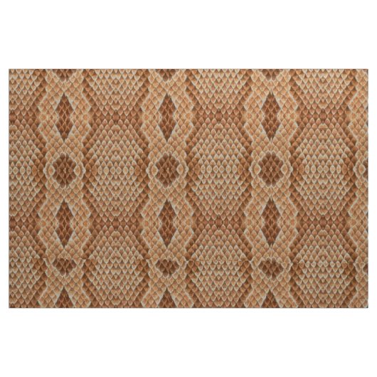 Brown Snake Skin Stoff (Yard (91,4 cm))