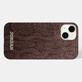 Brown Snakeskin Case-Mate iPhone Case (Rückseite (Horizontal))