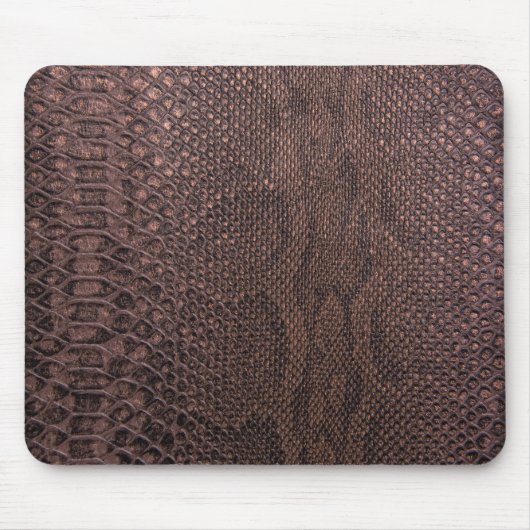 Brown Snakeskin Pattern Mouse Pad Mousepad (Vorne)