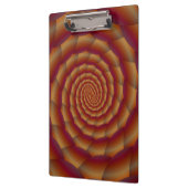 Brown Snakeskin Spiral Klemmbrett (Links)