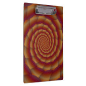 Brown Snakeskin Spiral Klemmbrett (Rechts)