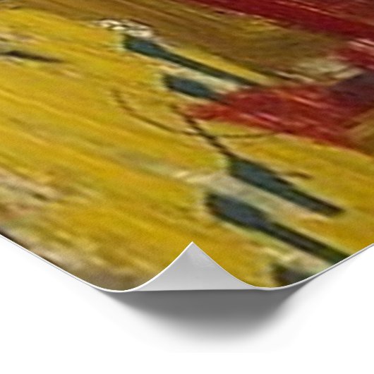 Brown Snowman Poster (Ecke)