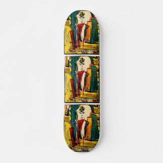 BROWN SNOWMAN SKATEBOARD