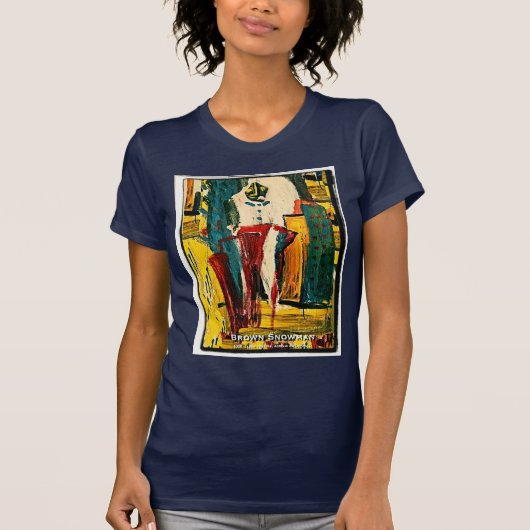 BROWN SNOWMAN T-Shirt (Vorderseite)