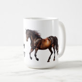 Brown Southwest Horse Kaffeetasse (VorderseiteRechts)
