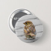 Brown Sparrow Button (Vorne & Hinten)