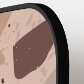 Brown Speckled Pickleball Paddle (Linke Seite)