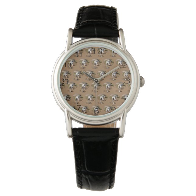 Brown Spotty Dalmatiner, Armbanduhr (Vorderseite)