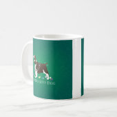 Brown Springer Spaniel Dog Feliz Naughty Dog Kaffeetasse (Vorderseite Links)