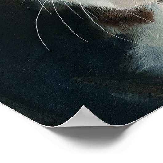 Brown springer spaniel  poster (Ecke)