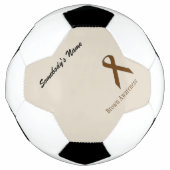 Brown Standard Ribbon Template von Kenneth Yoncich Fußball (Vorderseite)