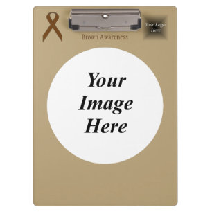 Brown Standard Ribbon Template von Kenneth Yoncich Klemmbrett