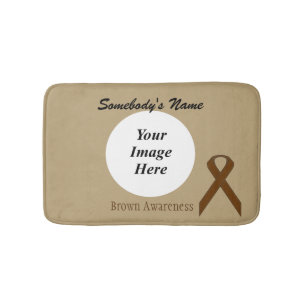 Brown Standard Ribbon Tmpl von Kenneth Yoncich Badematte