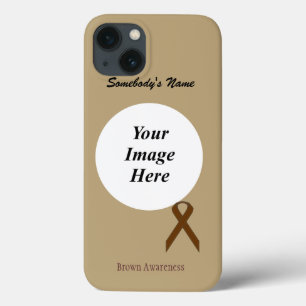 Brown Standard Ribbon Tmpl von Kenneth Yoncich Case-Mate iPhone Hülle