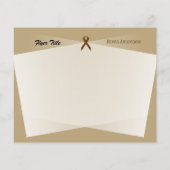 Brown Standard Ribbon von Kenneth Yoncich Flyer (Hinten)