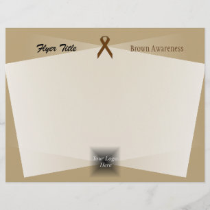 Brown Standard Ribbon von Kenneth Yoncich Flyer