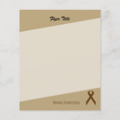 Brown Standard Ribbon von Kenneth Yoncich Flyer (Hinten)