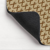 Brown Standard Ribbon von Kenneth Yoncich Mousepad (Ecke)