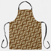 Brown Standard Ribbon von Kenneth Yoncich Schürze (Vorderseite)