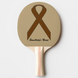 Brown Standard Ribbon von Kenneth Yoncich Tischtennis Schläger