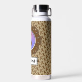 Brown Standard Ribbon von Kenneth Yoncich Trinkflasche (Rückseite)