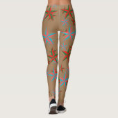 Brown Star Active Leggings (Rückseite)