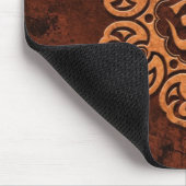 Brown Steinblumenom Mousepad (Ecke)