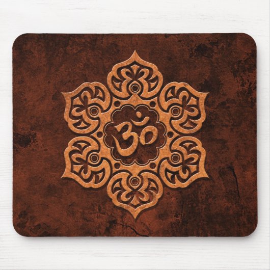 Brown Steinblumenom Mousepad (Vorne)